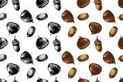 Hard nut graphic design set, a Food Illustration by handsketched (Thumbnail 15 of 18)