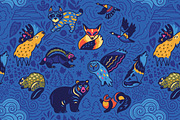 30 Fantasy Seamless Patterns, a Pattern Graphic by PenguinHouse (Thumbnail 12 of 24)