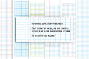 Old School Exercise Book Graph Paper, a Texture Graphic by Fendell Projects (Thumbnail 2 of 3)