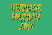 TF Bleedwax, a Handwritten Font by TeenageFoundry (Thumbnail 6 of 6)
