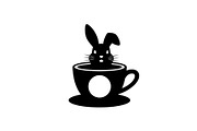 Cute Bunny Coffee Cup Vector Bundle, an Illustration by Designs_River (Thumbnail 6 of 49)