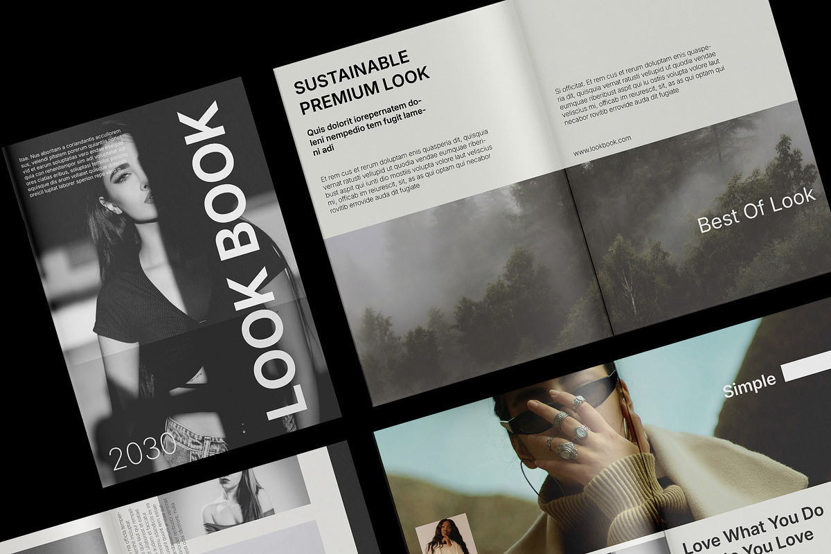 Fashion LookBook Magazine Template, a Magazine Template by Devators (Photo 1 of 6)