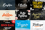 Fabulous Font Bundles, a Script Font by Gatype (Thumbnail 13 of 18)