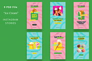 Summer Ice Cream Instagram & Canva, a Social Media Template by Attype (Thumbnail 2 of 4)