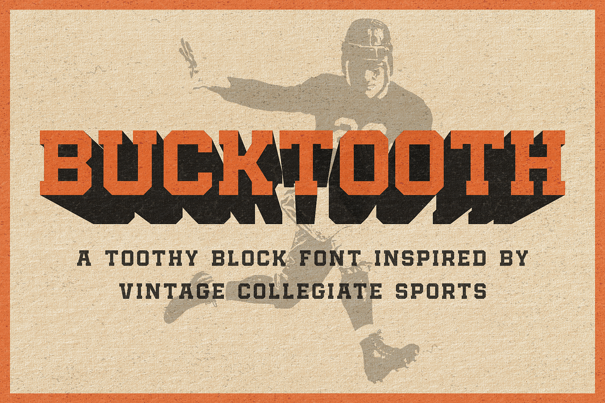 Bucktooth, a Serif Font by Deadbolt Design Lab (Photo 1 of 6)