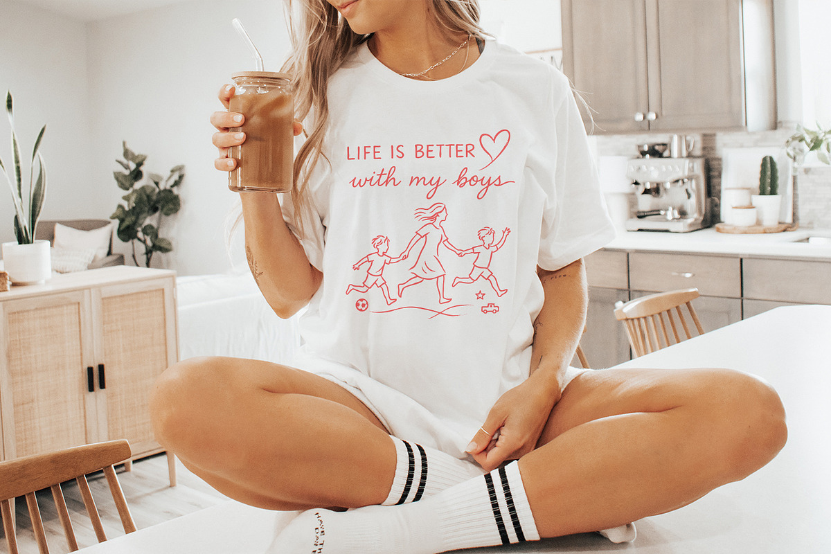 Life Is Better With My Boys PNG, an Illustration by SharpMarketplace (Photo 9 of 9)