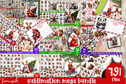 funny Christmas mega bundle, a Templates & Theme by TanuschArts (Thumbnail 1 of 20)