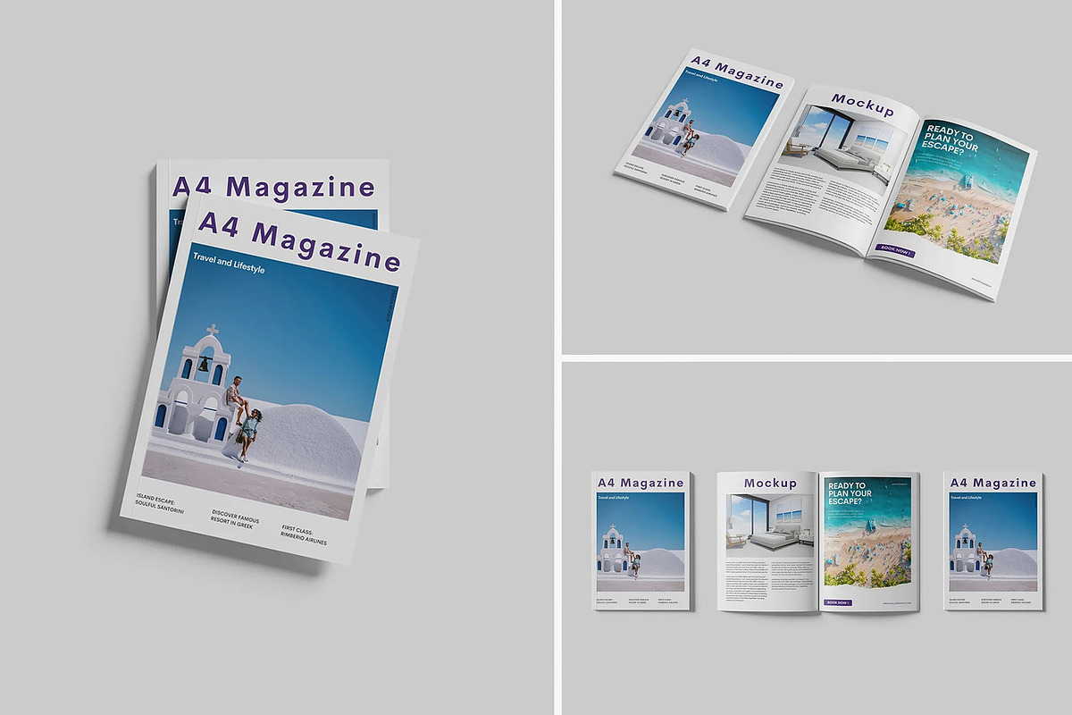 Magazine Mockup, an Advertising Mockup by Se٧enStudio (Photo 1 of 4)