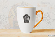 Haunted House Halloween Clipart, a Decorative Illustration by Apixsala (Thumbnail 13 of 14)
