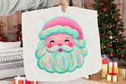 Cute Retro Christmas Santa Face Desi, an Illustration by DreamPrint404 (Thumbnail 6 of 7)