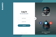 Ramro Web UI Kit - Login/Signups, an UI Kit Template by Danfe Designs (Thumbnail 10 of 11)