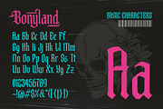 Bonyland Blackletter Font, a Blackletter Font by alit design (Thumbnail 3 of 15)