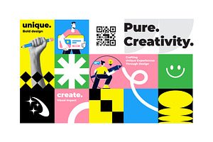 Modern Geometric Creative template, an Education Illustration by Creative Graphics