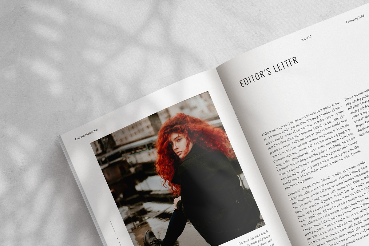 Cultura Magazine Template (InDesign), a Magazine Template by Eternel Design Studio (Photo 5 of 13)