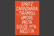 Pizza & Spritz, a Handwritten Font by George Bourle (Thumbnail 3 of 10)