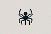 Minimalist Spider Icon, a Seasonal Illustration by Vectorium Studio (Thumbnail 2 of 3)