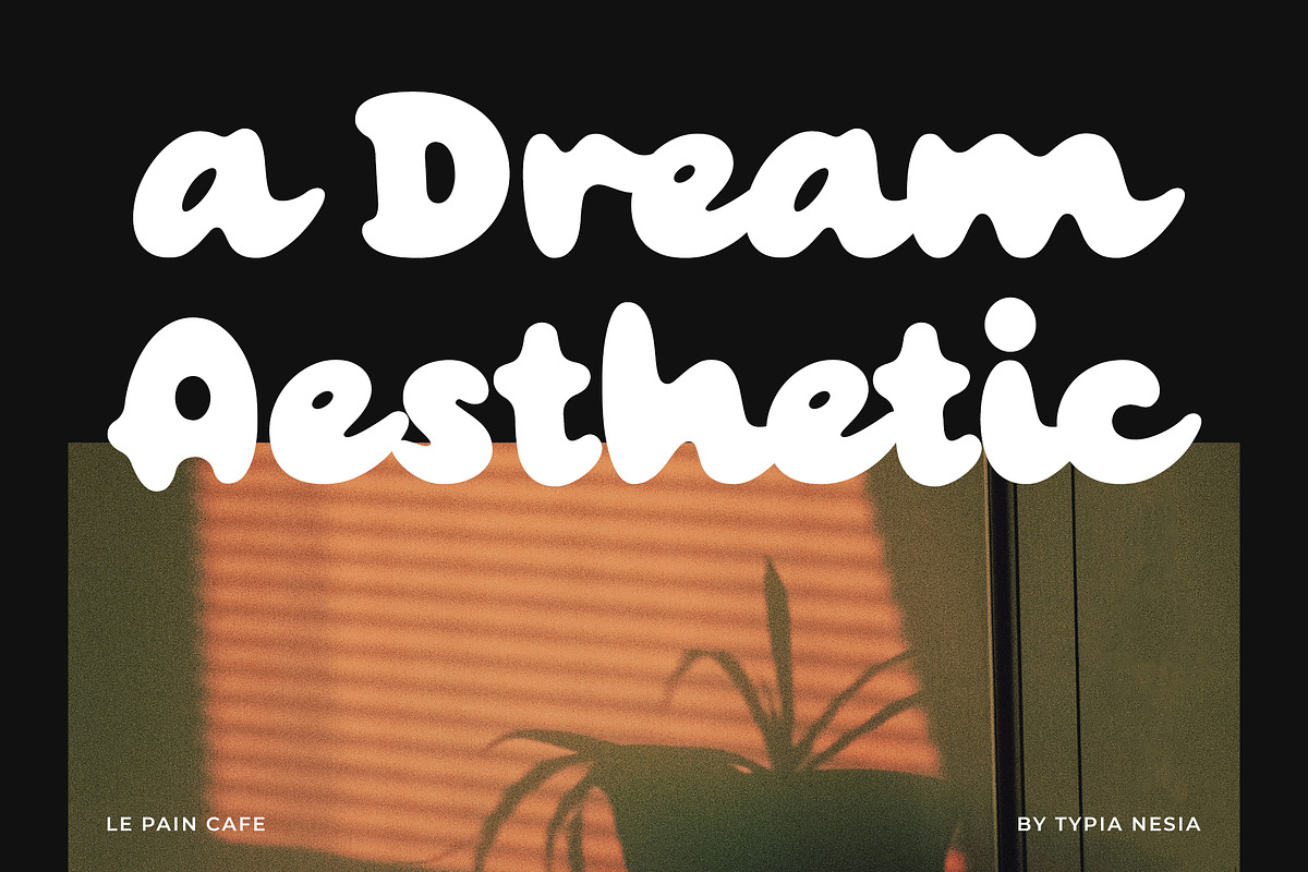 Le Pain Cafe - Nostalgic Bold Retro, a Handwritten Font by Typia Nesia (Photo 7 of 14)