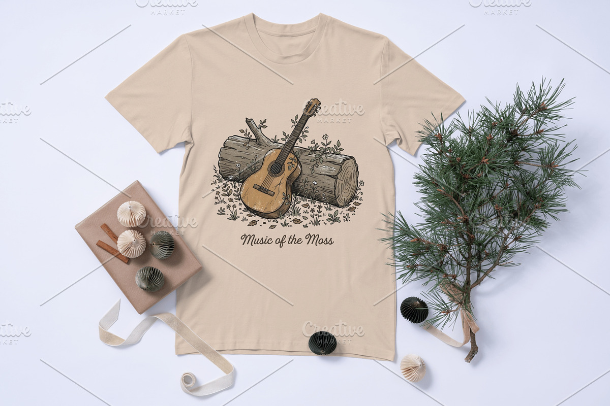 Music of the moss illustration, an Object Illustration by Vectorlina (Photo 2 of 4)