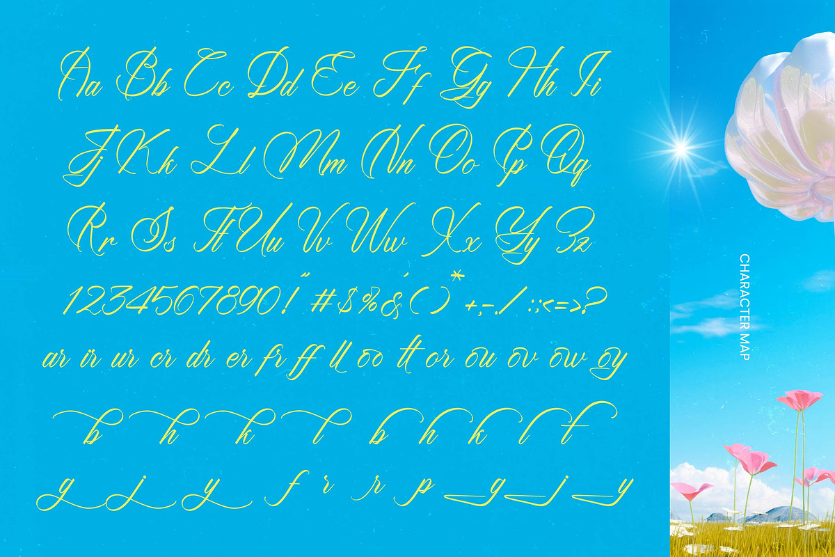 Baxcattery Groonkey Calligraphy Font, a Script Font by Letterena Studios Script (Photo 9 of 10)