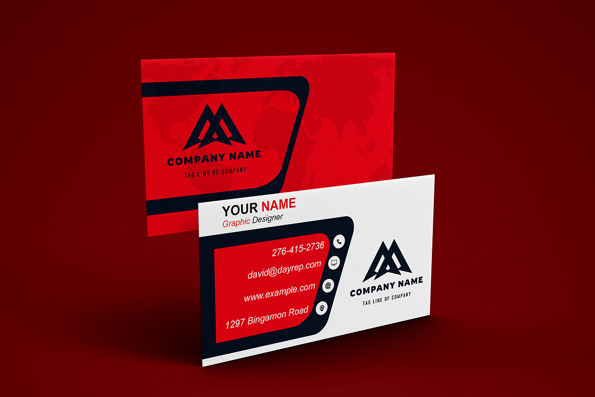 General PSD Business Card Design preview 4