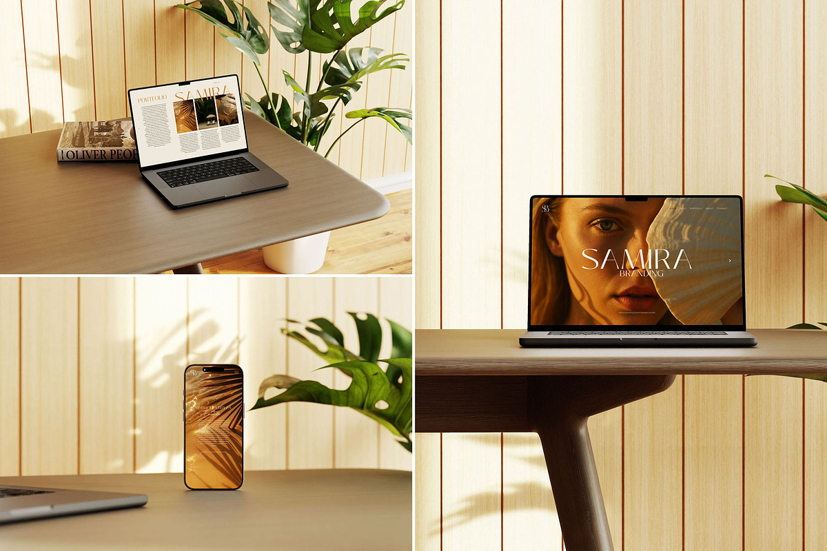 Samira Device Mockup Collection, an iPhone Mockup by Mockup Line (Photo 3 of 7)
