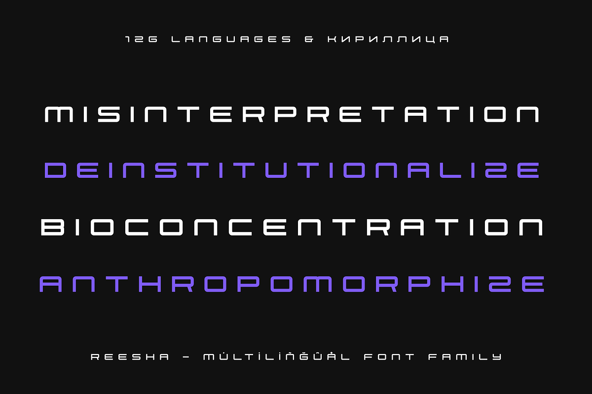 Reesha - Futuristic Font Family, a Handwritten Font by alpercakici (Photo 9 of 14)