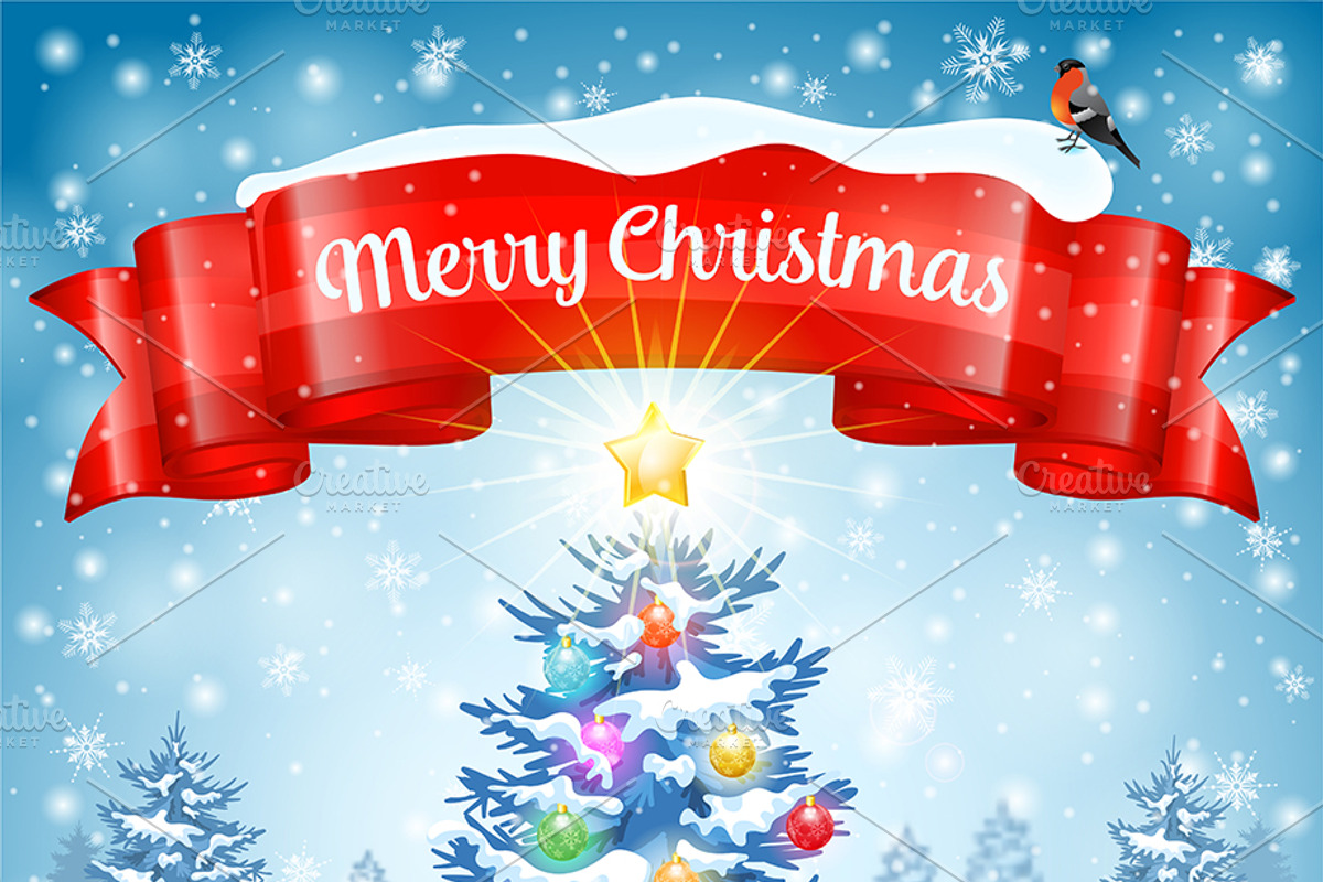 Christmas and New Year Backgrounds, a Decorative Illustration by TAlex (Photo 4 of 6)