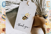 Bee Theme Clipart Set, an Illustration by BigCakeBee (Thumbnail 4 of 4)
