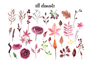 Autumn watercolor, a Decorative Illustration by Iryna Danyliuk (Thumbnail 5 of 10)