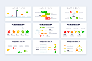 Smile Rating Powerpoint Infographics