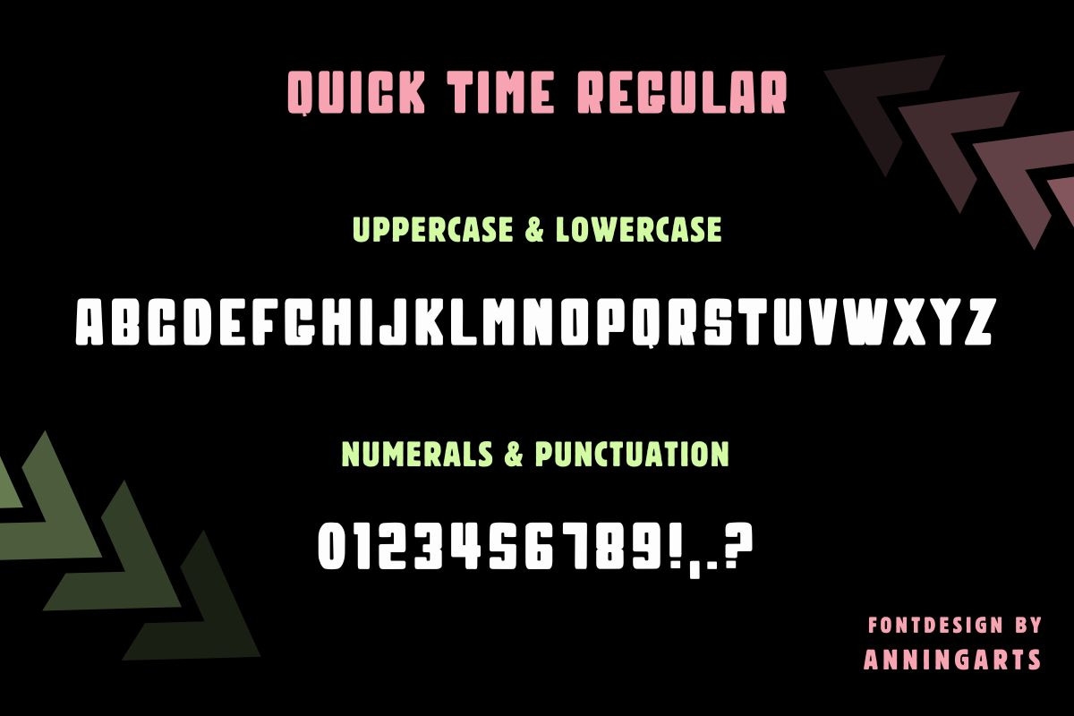 Quick Time - Font Duo, a Sans Serif Font by AnningArts (Photo 7 of 8)