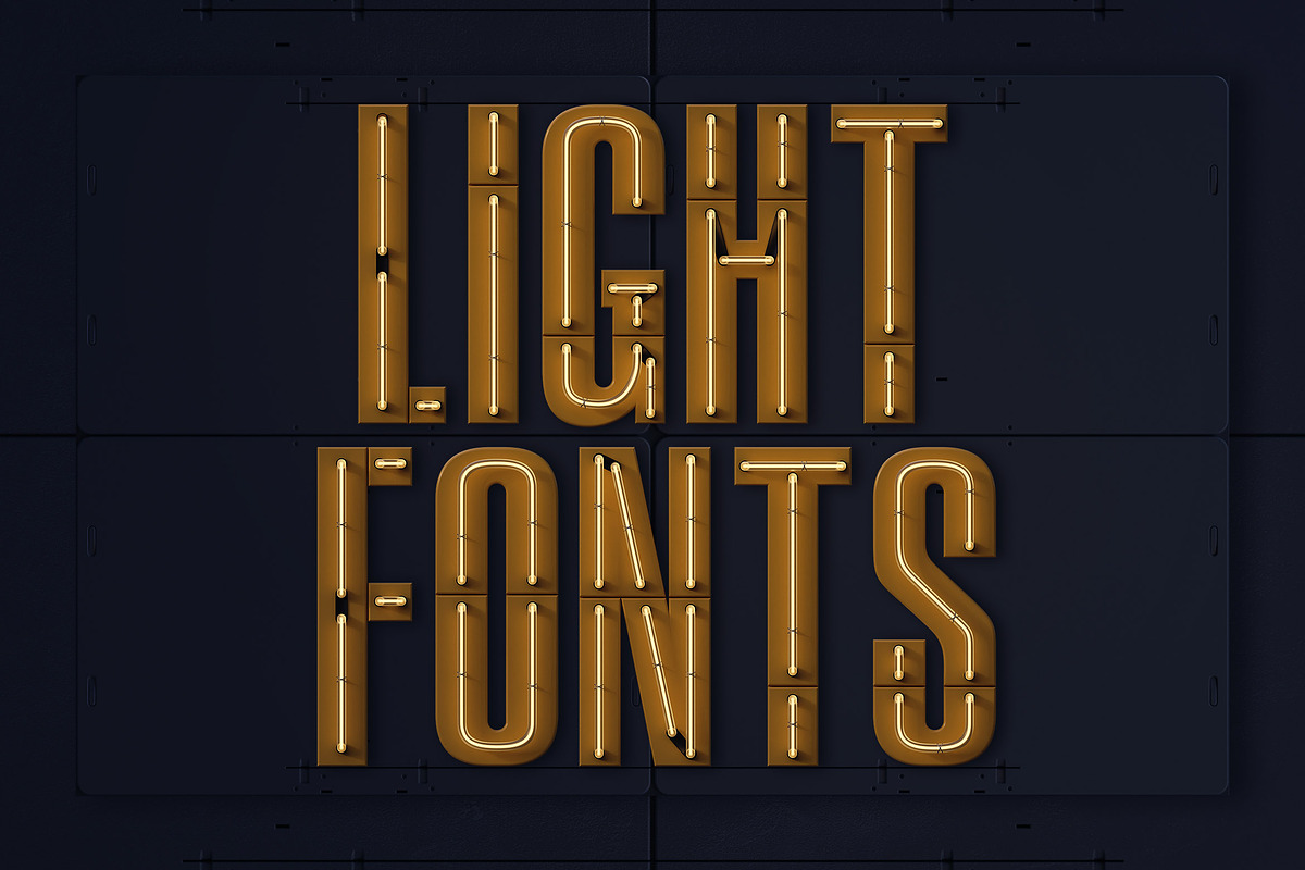 Condensed Neon 3D Lettering, a Graphic by TVartworks (Photo 9 of 21)