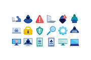 Digital Protection Illustration Set, an Object Illustration by studiogstock (Thumbnail 1 of 4)