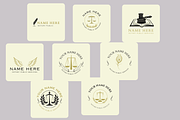 CANVA NOTARY LOGOS TEMPLATE, a Branding & Logo Template by Daring Digies (Thumbnail 4 of 6)