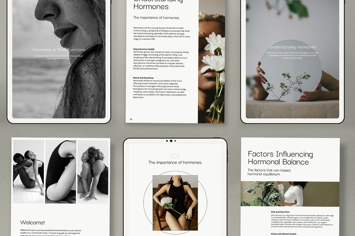 Hormone Health Guide, Ebook Template, a Magazine Template by Terraa Studio Design (Photo 3 of 8)
