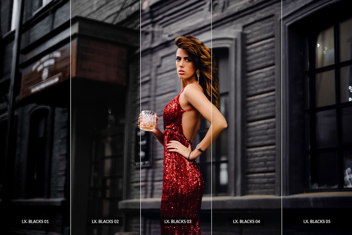 Luxurious Blacks Photoshop Action, an Action Add-On by Medialoot (Photo 3 of 8)