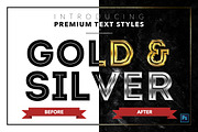 Gold & Silver #6 - 20 Text Styles, a Layer Style Add-On by Jonas Stensgaard (Thumbnail 22 of 23)