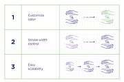Sustainable Packaging Line Icon Set, an Outline Icon by iStar Design (Thumbnail 5 of 7)