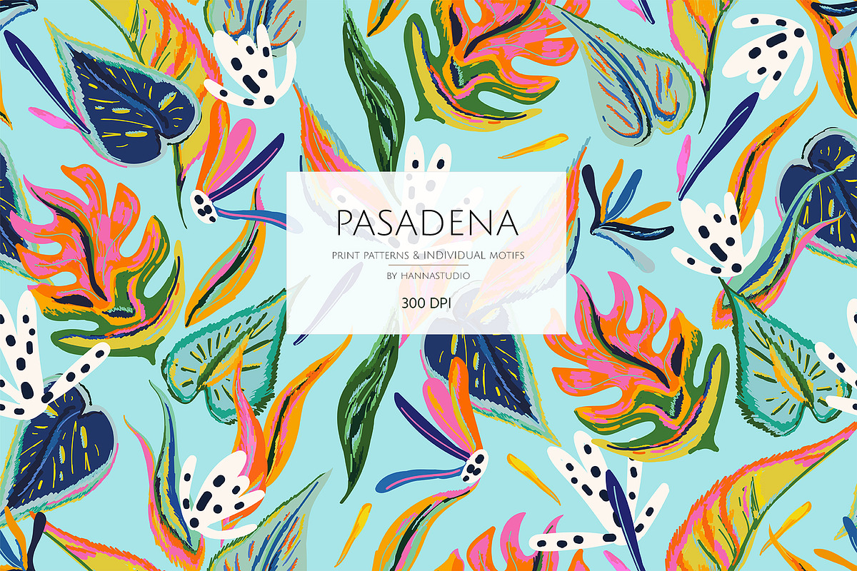 PASADENA, prints patterns & motifs, a Wallpaper Graphic by HannaStudio (Photo 1 of 8)