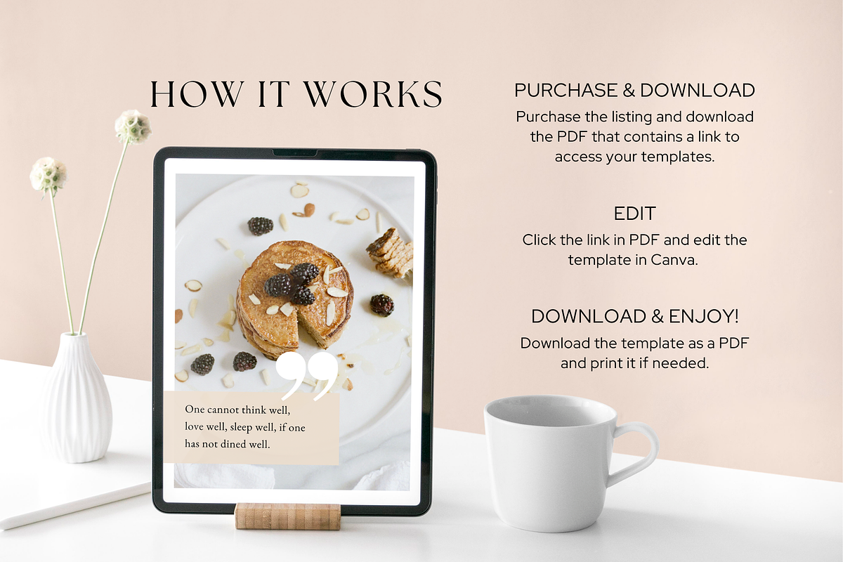 Cookbook Recipe Book Template, a Magazine Template by ShopRShop (Photo 7 of 9)