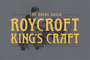 Roycroft, a Font by Wood Type Revival (Thumbnail 1 of 3)