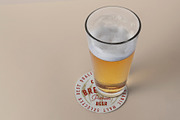 Beer Glass Coaster Mockup, a Mockup by Graphicnugget (Thumbnail 2 of 4)