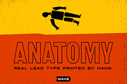 Letterpress Anatomy, a Font by Heavy Metal Type Co. (Thumbnail 1 of 5)