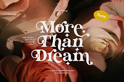 More Than Dream, a Serif Font by Sans & Sons (Thumbnail 1 of 10)