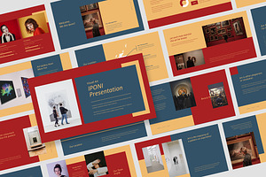 Iponi : Visual Arts Keynote, a Presentation Template by Punkl Camp