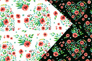 Spring flowers, watercolor clipart, an Illustration by Valin Malin (Thumbnail 11 of 14)