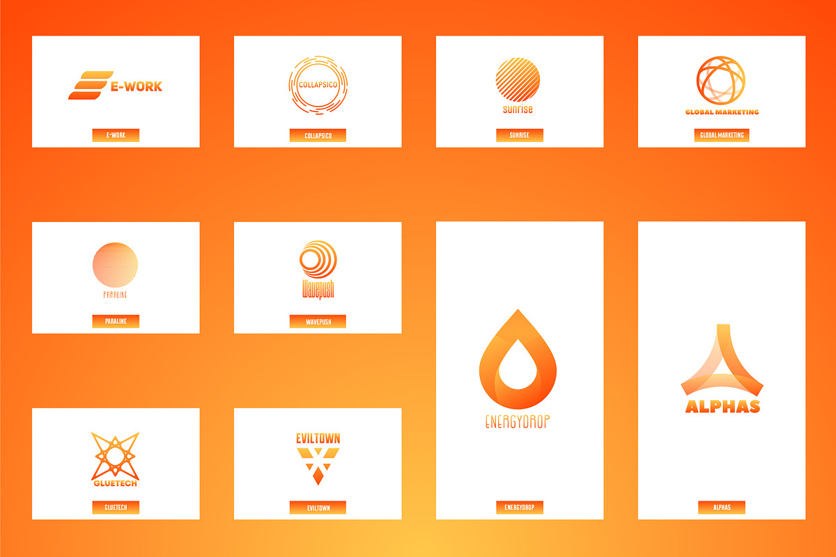 50 abstract logo, a Branding & Logo Template by airunreal (Photo 7 of 7)