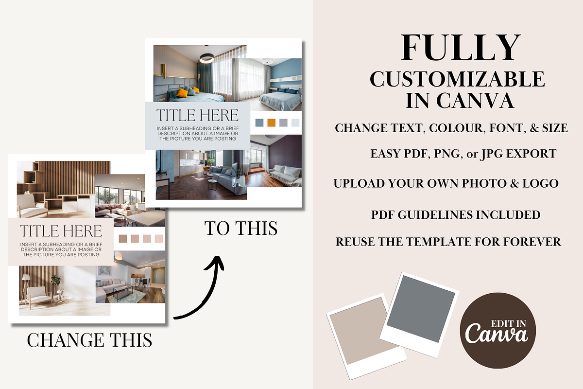 140 Interior Design Instagram Template