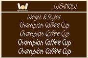 Champion Coffee Cup font, a Font by weknow (Thumbnail 7 of 7)