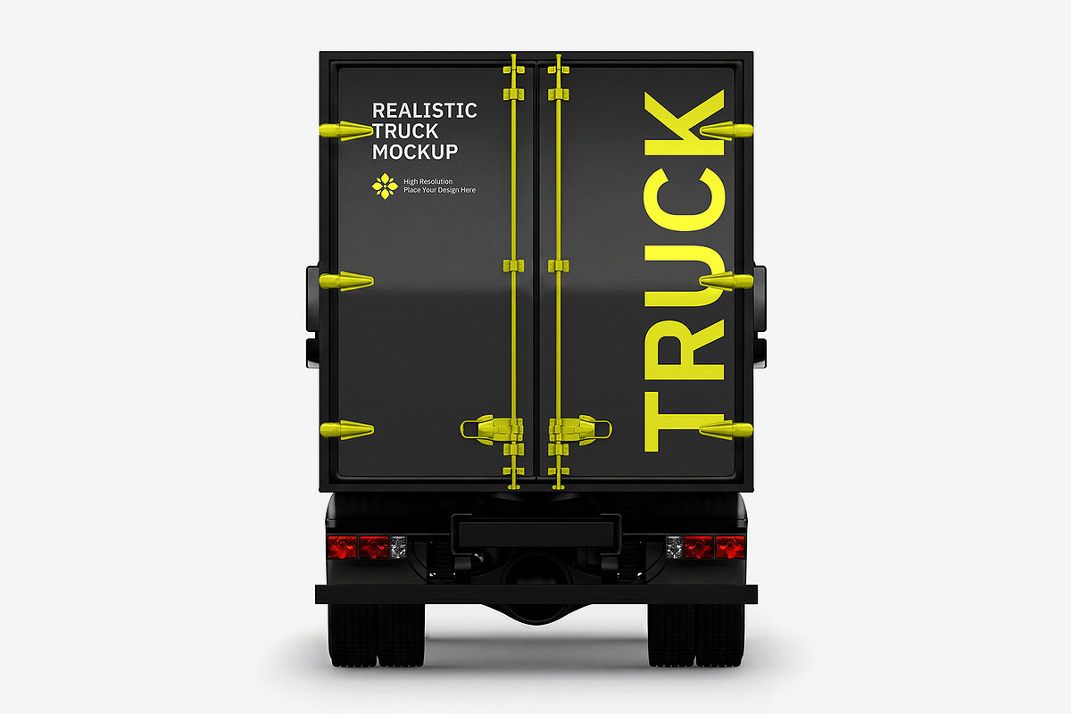 Pickup Truck & Delivery Van Mockup, an Advertising Mockup by graphypix (Photo 15 of 15)